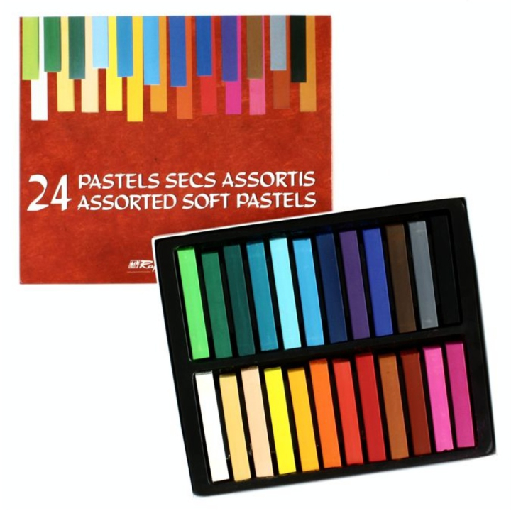 Boîte de 24 pastels secs Campus - Raphaël - Rougier et Plé