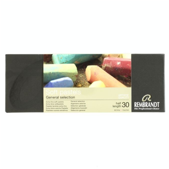 Boîte de 30 demi-pastels secs Rembrandt - Rembrandt - Rougier et Plé
