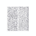 Autocollants pailletés argent 117 pcs - Artemio - Rougier et Plé