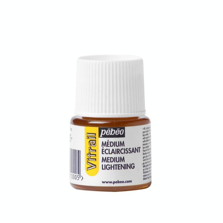 Médium éclaircissant 45 ml pour peinture Vitrail de Pébéo - Pébéo - Rougier et Plé