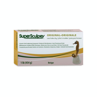 Super beige pâte polymère 454 g - Sculpey - Rougier et Plé