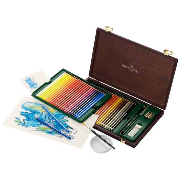 Crayon aquarellable Albrecht Dürer - Coffret en bois 48 couleurs - Faber-Castell - Rougier et Plé