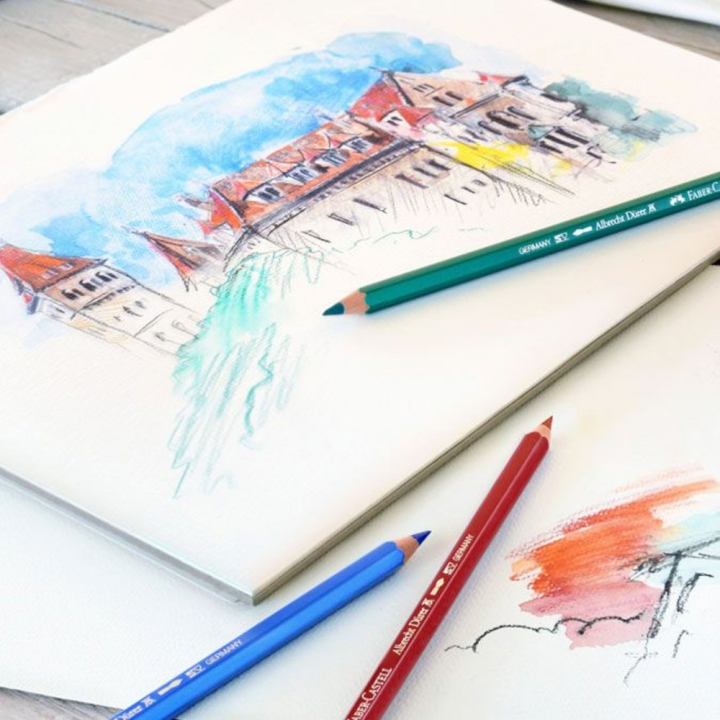Crayon aquarellable Albrecht Dürer - Coffret en bois 120 couleurs - Faber-Castell - Rougier et Plé