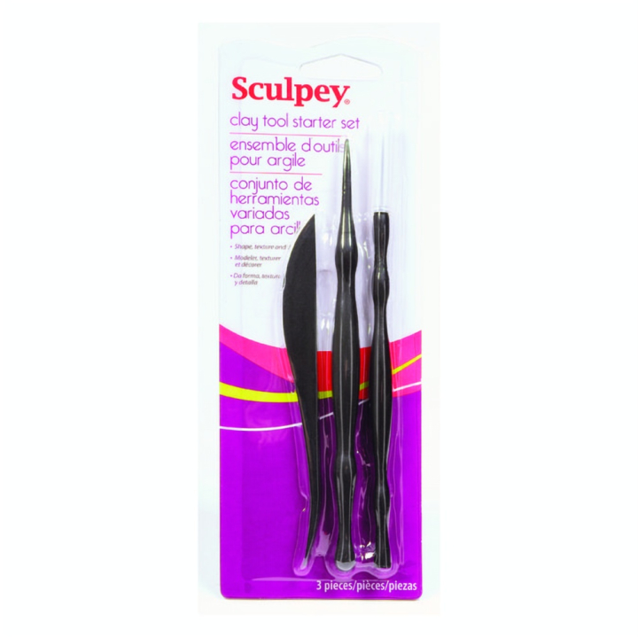 Set de 3 outils de modelage - Sculpey - Rougier et Plé