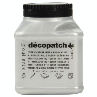 Vernis vitrificateur ultra brillant 180 ml - Décopatch - Rougier et Plé