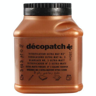 Vernis vitrificateur ultra mat 180 ml - Décopatch - Rougier et Plé