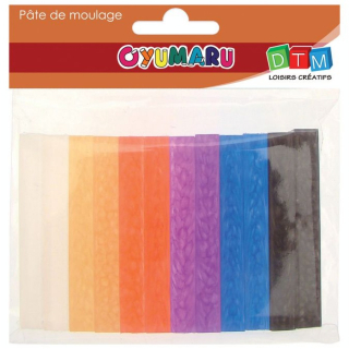 Pâte à modeler assortiment n°2 set de 12  - Oyumaru - Rougier et Plé