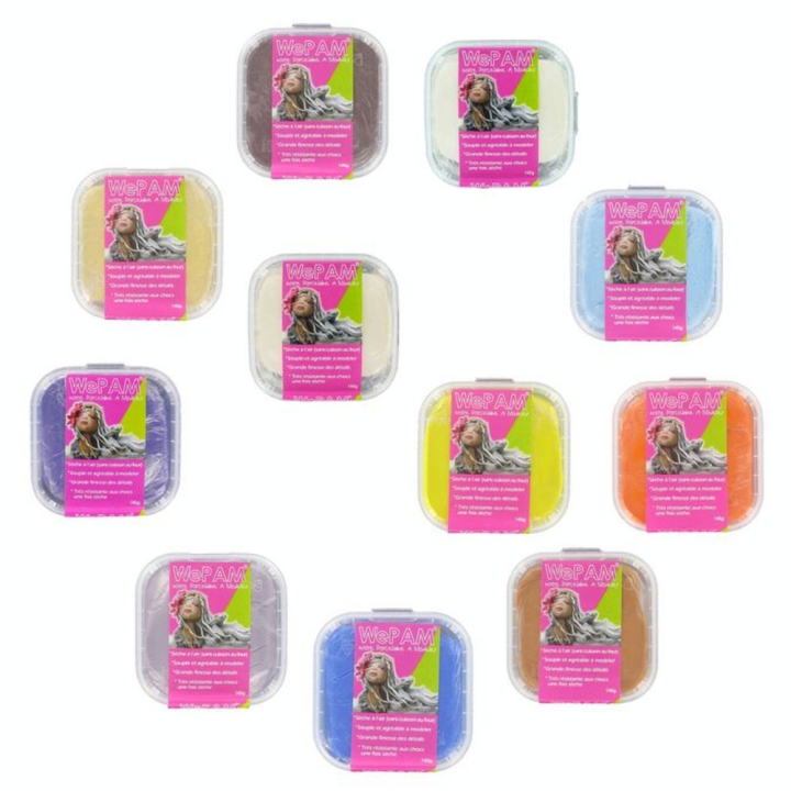 Pâte porcelaine séchage à l'air 145 g - Wepam - Rougier et Plé