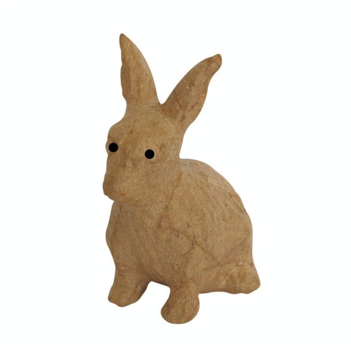 Lapin assis taille 7 x 4,5 x 11,1 cm - Décopatch - Rougier et Plé