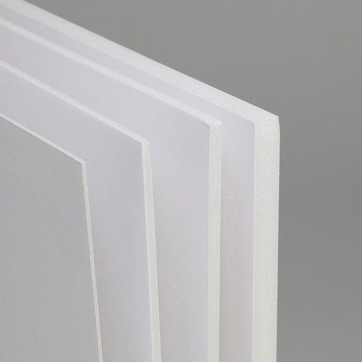 Lot de 4 cartons mousse 5 mm 2 faces de papier couché A3 - Airplac - Rougier et Plé