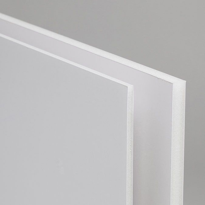 Carton mousse 5 mm 2 faces aluminium laqué blanc - Airplac - Rougier et Plé
