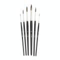 Set de 6 pinceaux en poney - Créa - Rougier et Plé