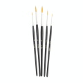 Set de 5 pinceaux en synthétique rond - Créa - Rougier et Plé