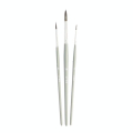 Set de 3 pinceaux en petit gris rond - Créa - Rougier et Plé