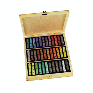 Coffret en bois 36 pastels à l'écu - Sennelier - Rougier et Plé