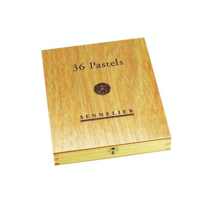 Coffret en bois 36 pastels à l'écu - Sennelier - Rougier et Plé