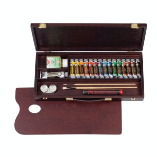 Coffret en bois huile extra fine TRADITIONNELLE - Talens - Rougier et Plé