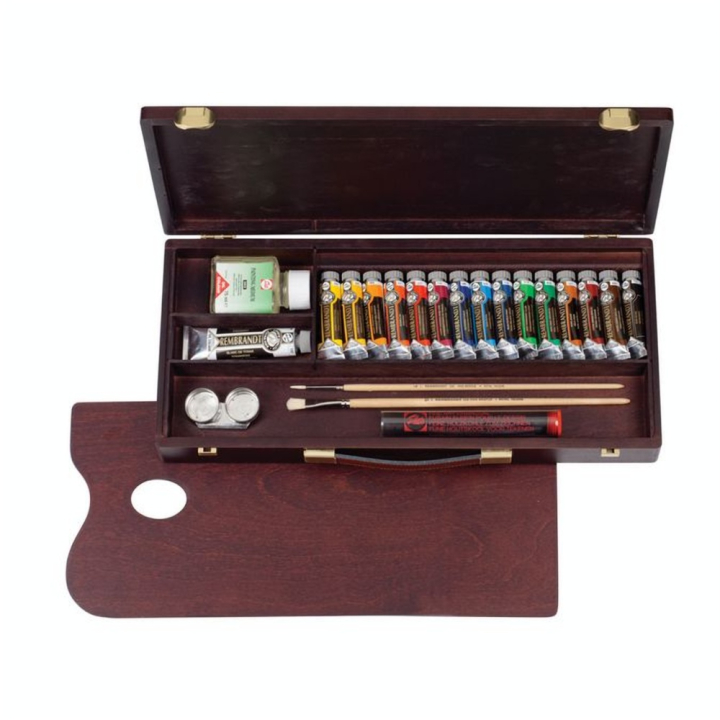 Coffret en bois huile extra fine TRADITIONNELLE - Talens - Rougier et Plé