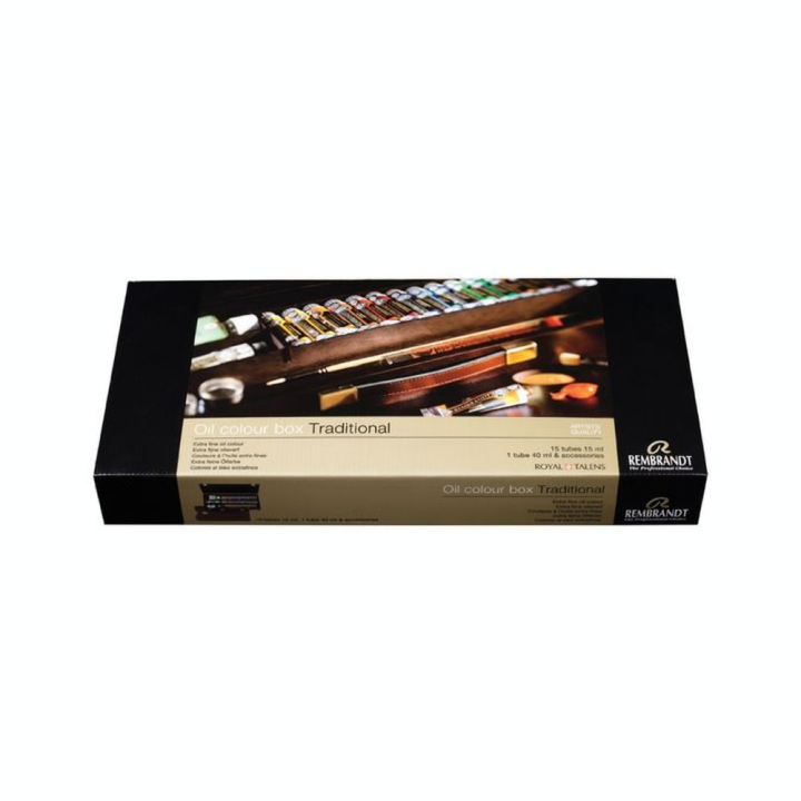 Coffret en bois huile extra fine TRADITIONNELLE - Talens - Rougier et Plé