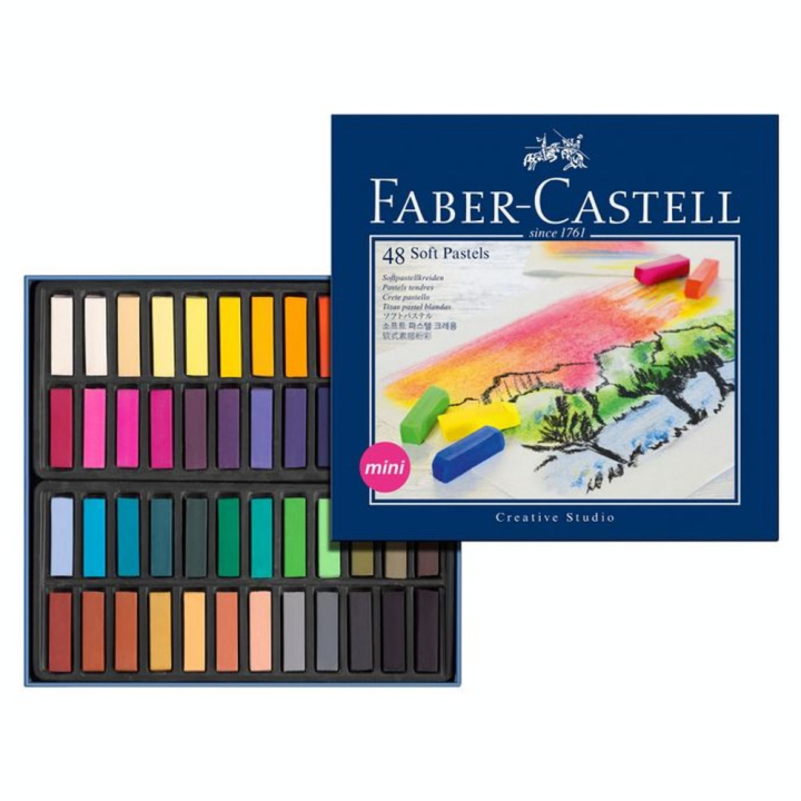 Boîte de 48 demi-pastels secs Créative Studio - Faber-Castell - Rougier et Plé