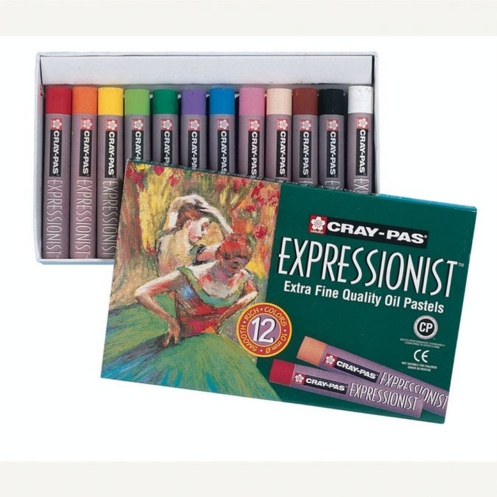 Boîte de 12 pastels à l'huile Expressionist - Cray Pas - Rougier et Plé