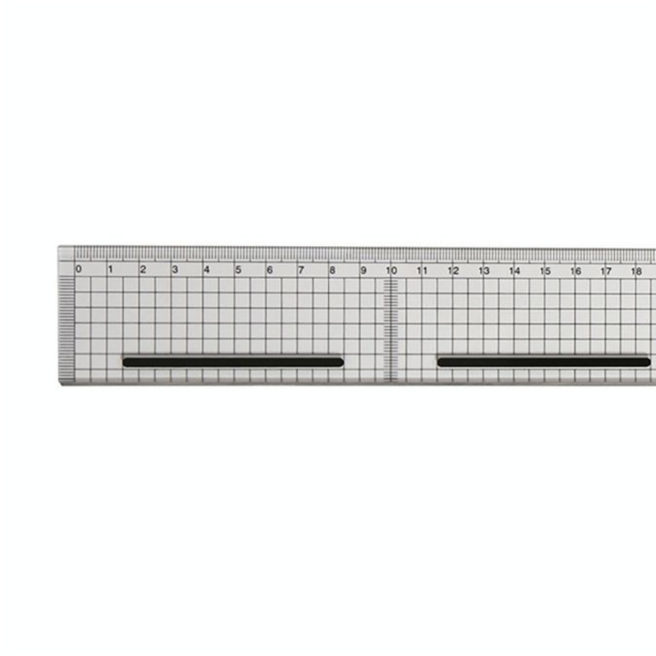 Règle de coupe 100 cm bord acier - Graphoplex - Rougier et Plé