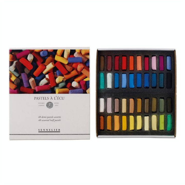 Boîte de 40 demi-pastels à l'écu - Sennelier - Rougier et Plé