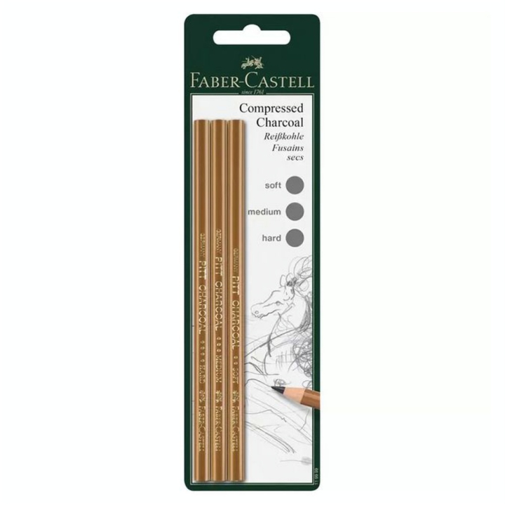 Set de 3 crayons fusain - Faber-Castell - Rougier et Plé