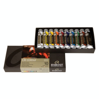 Peinture à l'huile extra-fine - Set de base 10 tubes de 15 ml - Rembrandt - Rougier et Plé