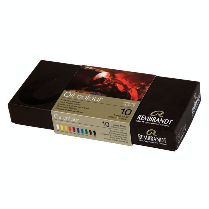 Peinture à l'huile extra-fine - Set de base 10 tubes de 15 ml - Rembrandt - Rougier et Plé