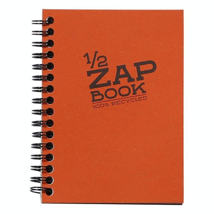 Bloc papier 1/2 Zap Book spiralé - Clairefontaine - Rougier et Plé