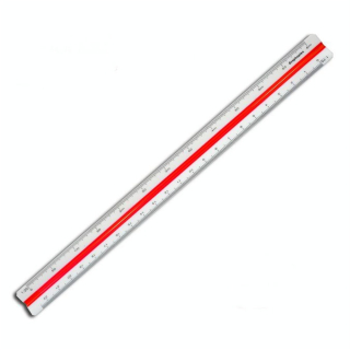 Règle kutch 30 cm  1/20 - 1/125 - Graphoplex - Rougier et Plé