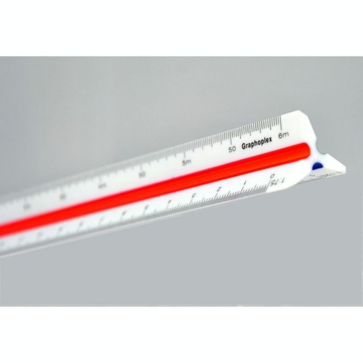 Règle kutch 30 cm  1/20 - 1/125 - Graphoplex - Rougier et Plé