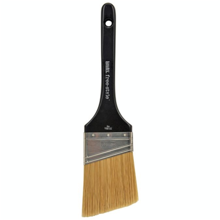 Brosse free.style universelle angle en poils synthétiques - Liquitex - Rougier et Plé