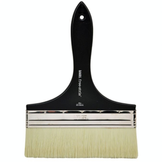 Brosse free.style large plate manche court en poils synthétiques - Liquitex - Rougier et Plé