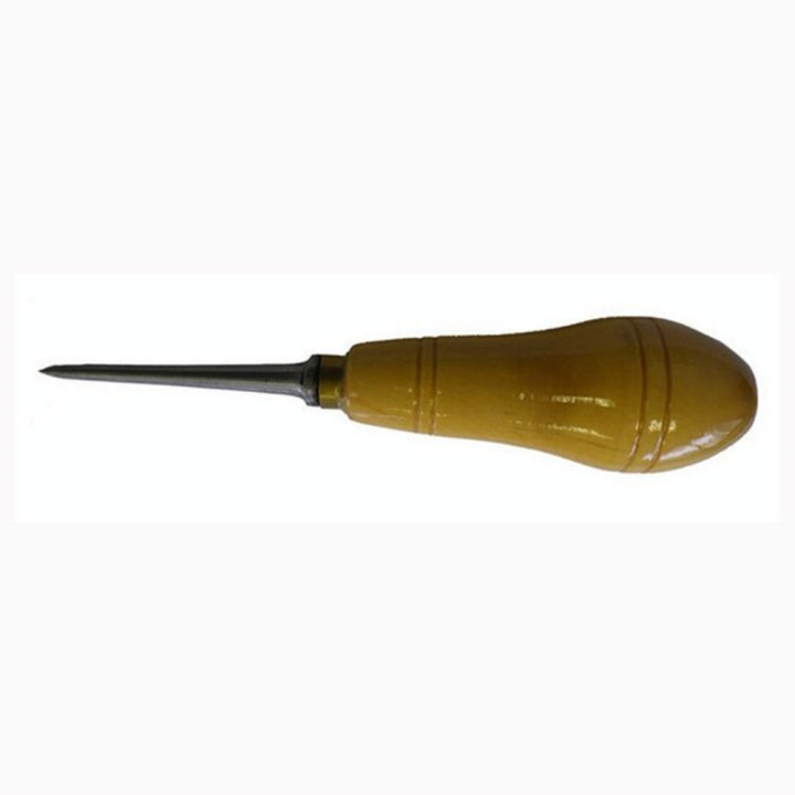 Poinçon rond pour ficelle manche bois 17 cm - Rougier&Plé - Rougier et Plé