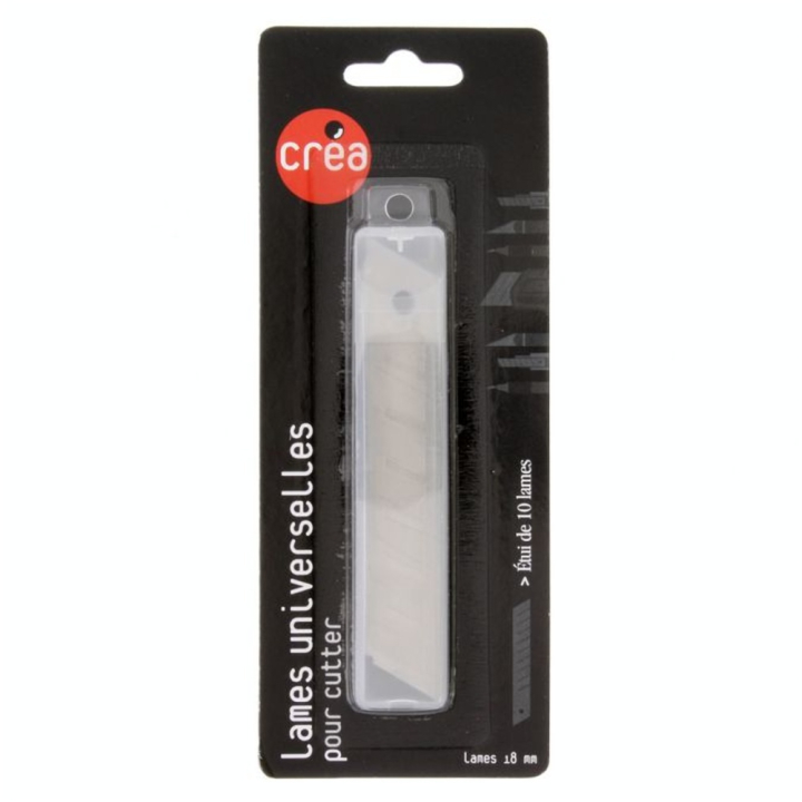 Étui de 10 lames universelles pour cutter 18 mm - Créa - Rougier et Plé