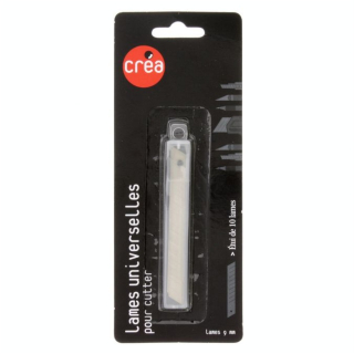 Étui de 10 lames universelles pour cutter 9 mm - Créa - Rougier et Plé