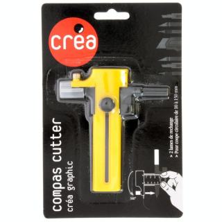 Compas Cutter Graphic avec 2 lames - Créa - Rougier et Plé
