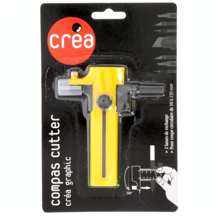Compas Cutter Graphic avec 2 lames - Créa - Rougier et Plé