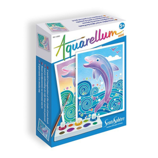 Aquarellum mini dauphins Funfrag  - Sentosphère - Rougier et Plé