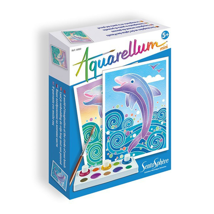 Aquarellum mini dauphins Funfrag  - Sentosphère - Rougier et Plé