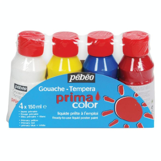 Assortiment PRIMACOLOR 4 x 150 ml couleur assortie - Pébéo - Rougier et Plé