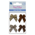 Sachet de 10 nœuds assortis 3 x 3 cm noir - Récréatys - Rougier et Plé