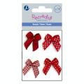 Sachet de 10 nœuds assortis 3 x 3 cm fushia - Récréatys - Rougier et Plé