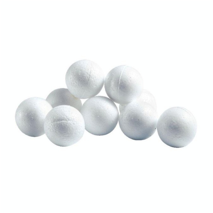 Pack de 6 Boules styropor diamètre 5 cm - CTOP - Rougier et Plé