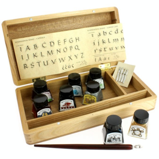 Coffret bois Calligraphie - Winsor & Newton - Rougier et Plé