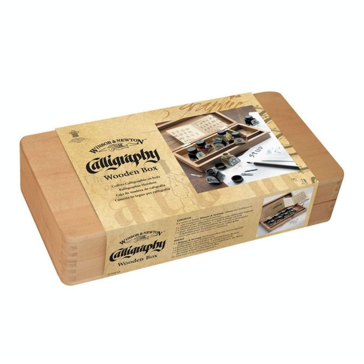 Coffret bois Calligraphie - Winsor & Newton - Rougier et Plé