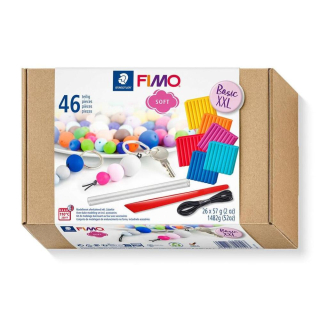 Coffret 26 pains de 57 g et 10 outils - Fimo - Rougier et Plé
