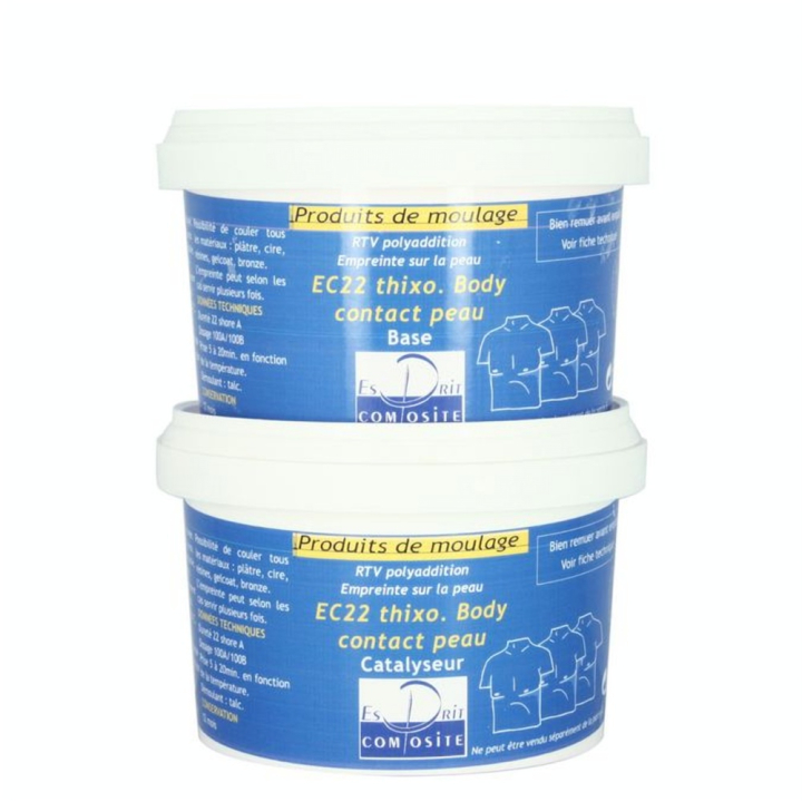 Silicone RTV EC22 Contact peau 1 kg - Esprit Composite - Rougier et Plé